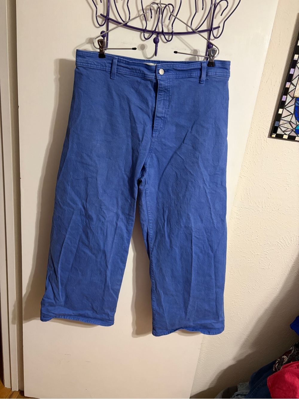 💜 16 Universal Thread Sailor Wide Leg Blue Jeans